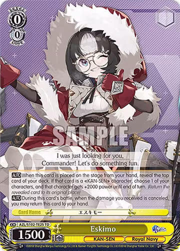 Eskimo (AZL/S102-TE25 TD), Azur Lane — Weiß Schwarz card price