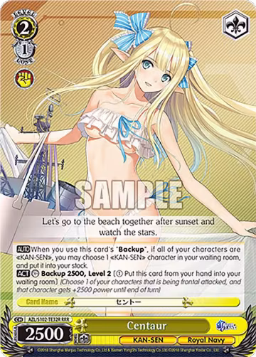 Centaur (RRR) (AZL/S102-TE32R RRR), Azur Lane — Weiß Schwarz card price