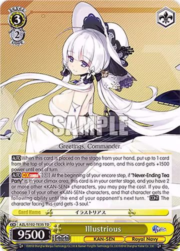 Illustrious (AZL/S102-TE35 TD), Azur Lane — Weiß Schwarz card price