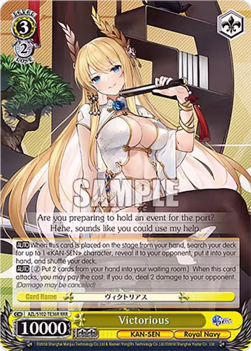 Victorious (RRR) (AZL/S102-TE36R RRR), Azur Lane — Weiß Schwarz card price
