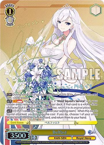 Belfast (SEC) (AZL/S102-E003SEC SEC), Azur Lane — Weiß Schwarz card price