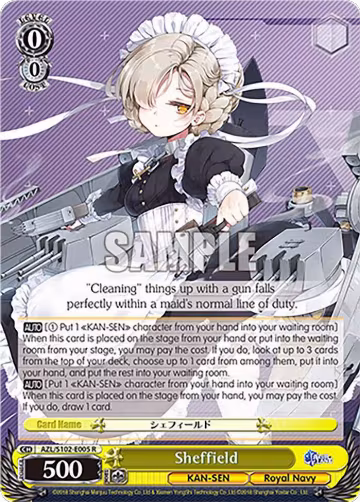 Sheffield (AZL/S102-E005 R), Azur Lane — Weiß Schwarz card price
