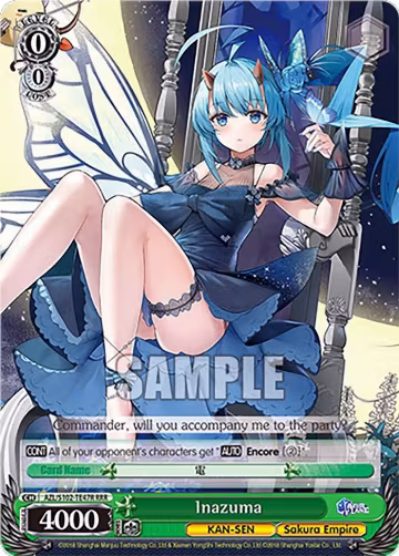 Inazuma (RRR) (AZL/S102-TE47R RRR), Azur Lane — Weiß Schwarz card price