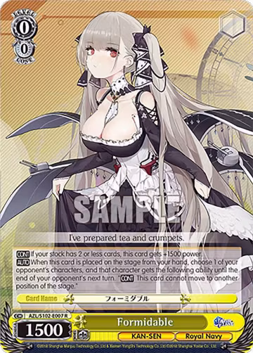 Formidable (AZL/S102-E007 R), Azur Lane — Weiß Schwarz card price
