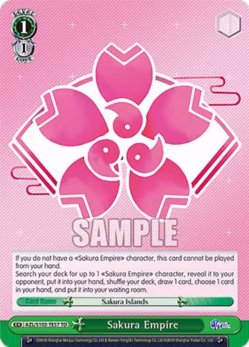 Sakura Empire (AZL/S102-TE57 TD), Azur Lane — Weiß Schwarz card price