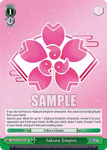 Sakura Empire (RRR) (AZL/S102-TE57R RRR), Azur Lane — Weiß Schwarz card price
