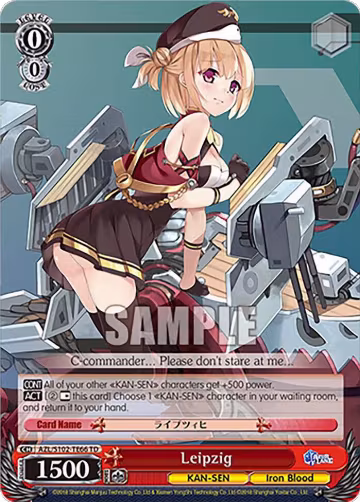 Leipzig (AZL/S102-TE66 TD), Azur Lane — Weiß Schwarz card price