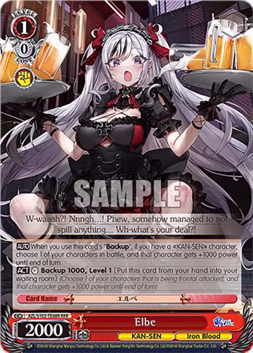 Elbe (RRR) (AZL/S102-TE68R RRR), Azur Lane — Weiß Schwarz card price