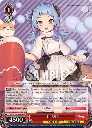 U-556 (RRR) (AZL/S102-TE69R RRR), Azur Lane — Weiß Schwarz card price
