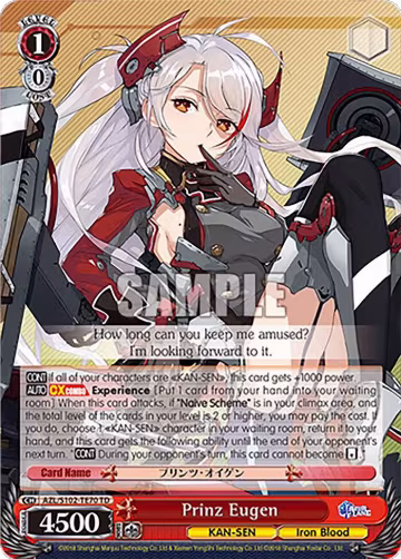 Prinz Eugen (AZL/S102-TE70 TD), Azur Lane — Weiß Schwarz card price