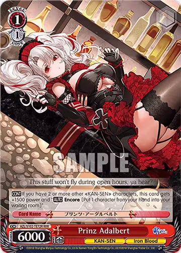 Prinz Adalbert (RRR) (AZL/S102-TE72R RRR), Azur Lane — Weiß Schwarz card price
