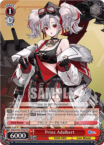 Prinz Adalbert (AZL/S102-TE72 TD), Azur Lane — Weiß Schwarz card price