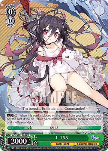 I-168 (AZL/S102-E049 U), Azur Lane — Weiß Schwarz card price