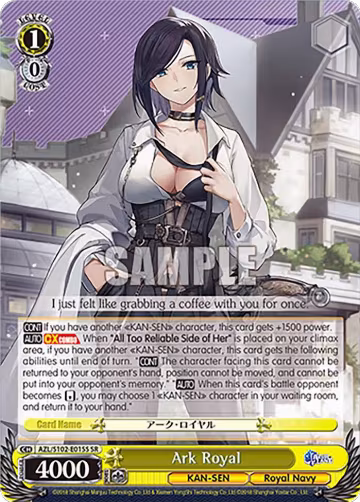 Ark Royal (SR) (AZL/S102-E015S SR), Azur Lane — Weiß Schwarz card price