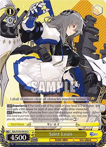 Saint Louis (AZL/S102-E018 U), Azur Lane — Weiß Schwarz card price