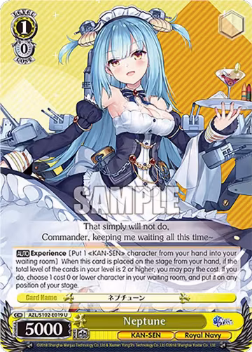 Neptune (AZL/S102-E019 U), Azur Lane — Weiß Schwarz card price