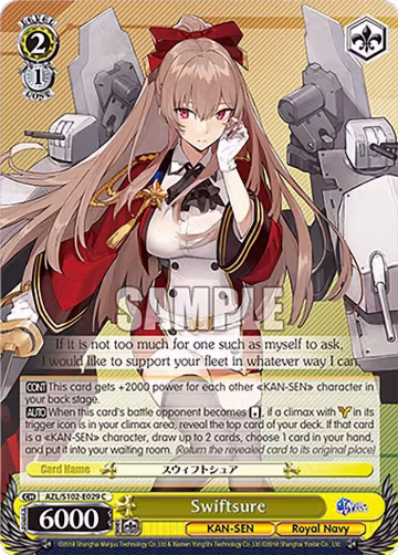 Swiftsure (AZL/S102-E029 C), Azur Lane — Weiß Schwarz card price