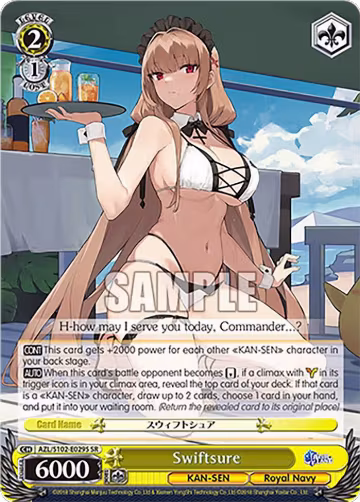 Swiftsure (SR) (AZL/S102-E029S SR), Azur Lane — Weiß Schwarz card price