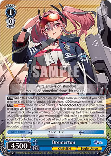 Bremerton (AZL/S102-E101 RR), Azur Lane — Weiß Schwarz card price