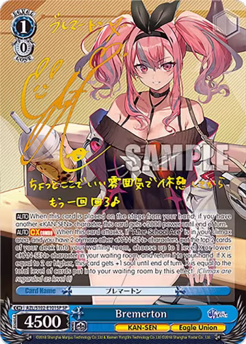 Bremerton (SP) (Gold Signature) (AZL/S102-E101SP SP), Azur Lane — Weiß Schwarz card price