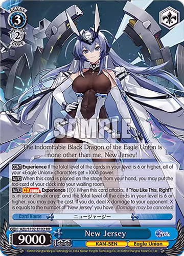 New Jersey (AZL/S102-E102 RR), Azur Lane — Weiß Schwarz card price