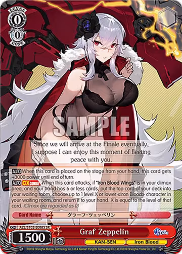 Graf Zeppelin (SR) (AZL/S102-E088S SR), Azur Lane — Weiß Schwarz card price