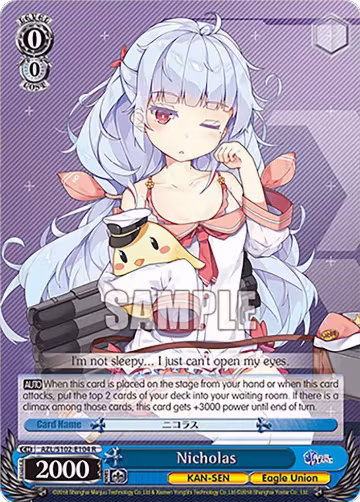 Nicholas (AZL/S102-E104 R), Azur Lane — Weiß Schwarz card price