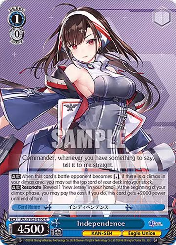 Independence (AZL/S102-E106 R), Azur Lane — Weiß Schwarz card price
