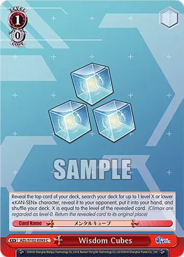 Wisdom Cubes (AZL/S102-E093 C), Azur Lane — Weiß Schwarz card price