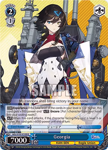 Georgia (AZL/S102-E109 R), Azur Lane — Weiß Schwarz card price