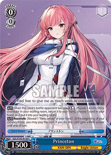 Princeton (AZL/S102-E126 C), Azur Lane — Weiß Schwarz card price