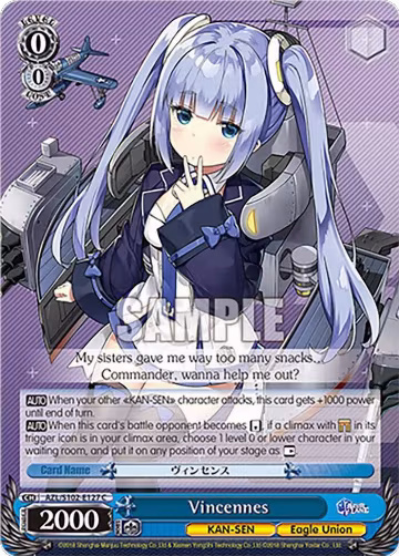 Vincennes (AZL/S102-E127 C), Azur Lane — Weiß Schwarz card price