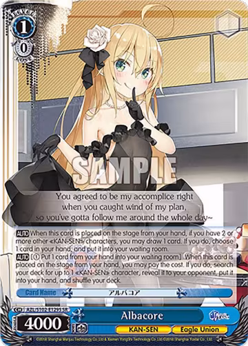 Albacore (SR) (AZL/S102-E129S SR), Azur Lane — Weiß Schwarz card price