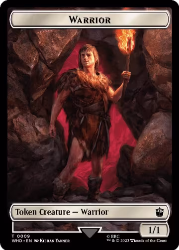 Warrior // Treasure (0028) Double-Sided Token (9 // 28), Universes Beyond: Doctor Who — Magic card price