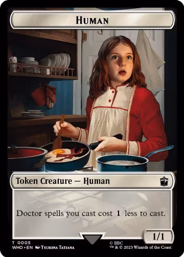 Human (0005) // Treasure (0029) Double-Sided Token (5 // 29), Universes Beyond: Doctor Who — Magic card price