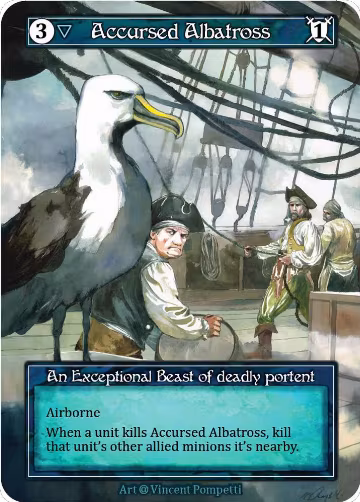 Accursed Albatross (Foil), Alpha — Sorcery card price