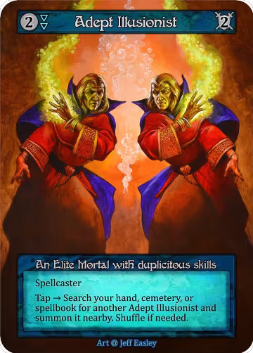 Adept Illusionist, Alpha — Sorcery card price
