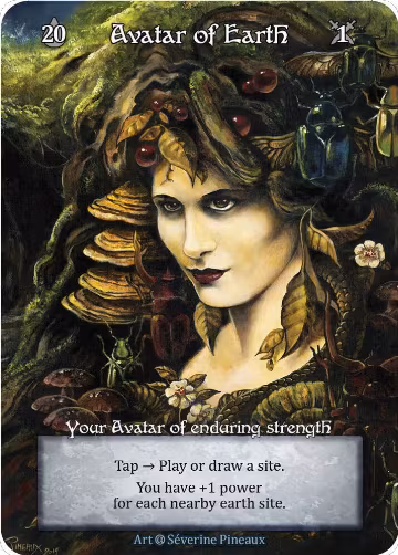 Avatar of Earth (Foil), Alpha — Sorcery card price