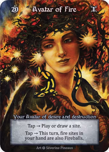 Avatar of Fire (Preconstructed Deck), Alpha — Sorcery card price