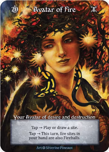 Avatar of Fire (Foil), Alpha — Sorcery card price
