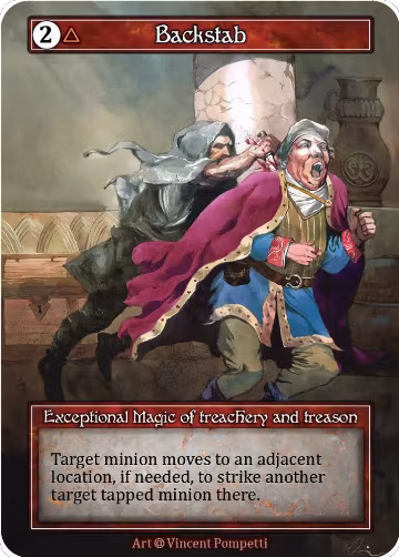 Backstab (Foil), Alpha — Sorcery card price