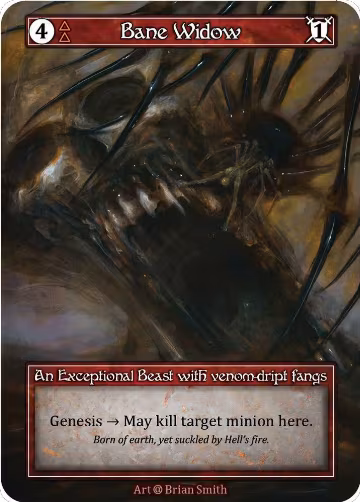 Bane Widow (Foil), Alpha — Sorcery card price