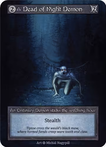 Dead of Night Demon (Preconstructed Deck), Alpha — Sorcery card price