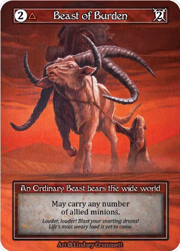 Beast of Burden (Foil), Alpha — Sorcery card price