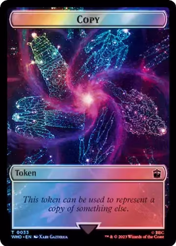 Copy // Clue (0054) Double-Sided Token (Surge Foil) (33 // 54), Universes Beyond: Doctor Who — Magic card price