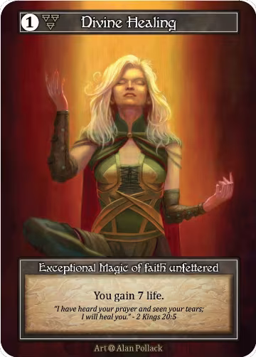 Divine Healing (Foil), Alpha — Sorcery card price