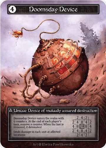 Doomsday Device (Foil), Alpha — Sorcery card price
