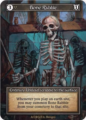 Bone Rabble (Foil), Alpha — Sorcery card price