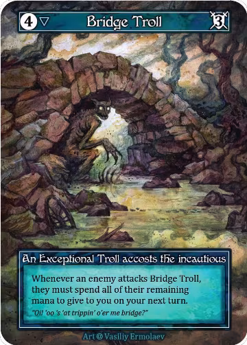Bridge Troll (Foil), Alpha — Sorcery card price