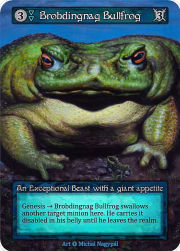 Brobdingnag Bullfrog, Alpha — Sorcery card price